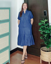 Load image into Gallery viewer, *Ivy Plain Denim Dress 0002