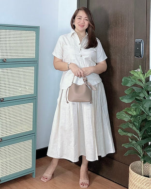 Trisha Premium Linen Top and Skirt Coordinates 0008