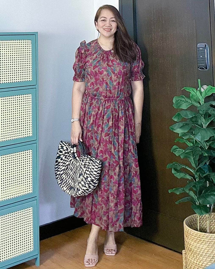 *Martha Maxi Printed Dress 0058
