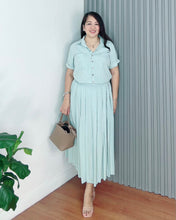 Load image into Gallery viewer, Trisha Plain Soft Linen Top and Skirt Coordinates 0030