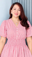 Load image into Gallery viewer, Solen Premium Striped Cotton Woven Dress 0002