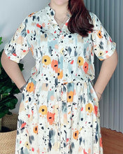 Load image into Gallery viewer, *Donna Printed Drawstring Dress 0368
