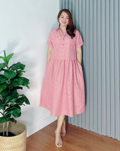 Load image into Gallery viewer, *Ara Eyelet Oldrose Dress 0004