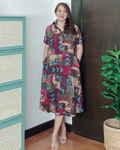 *Luna Printed Dress 0039