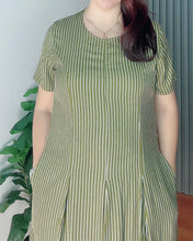 Load image into Gallery viewer, Demi Maxi Striped Dress 0023