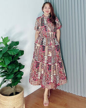 Load image into Gallery viewer, *Selena Maxi Printed Dress 0030