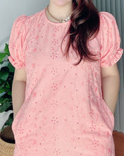 Load image into Gallery viewer, Scarlet Peach  Eyelet Dress 0022