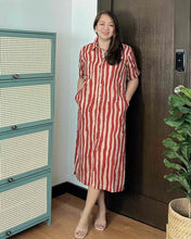 Load image into Gallery viewer, Nica Striped Tunic Dress 0098