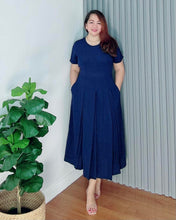 Load image into Gallery viewer, Demi Maxi Plain Soft Linen Dress 0006
