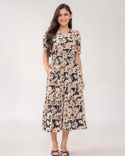 Load image into Gallery viewer, Sale! Sigrid Maxi Printed Dress 0044