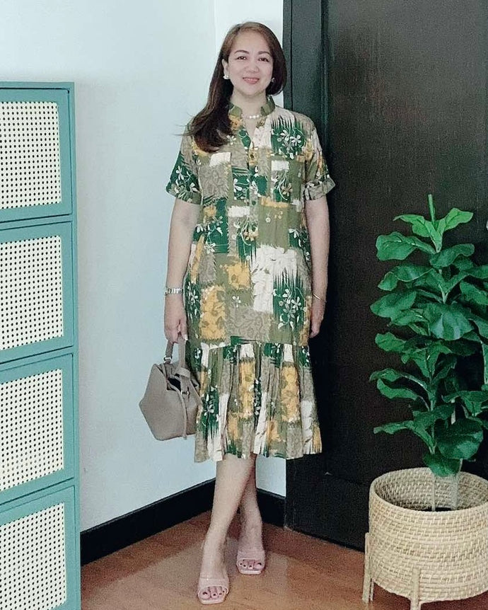 *Hailey Printed Dress 0103