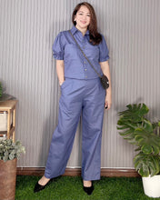 Load image into Gallery viewer, Trixie Denim Blue Premium Linen Coordinates 0087