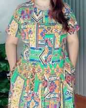 Load image into Gallery viewer, Belle Printed Dress 0010