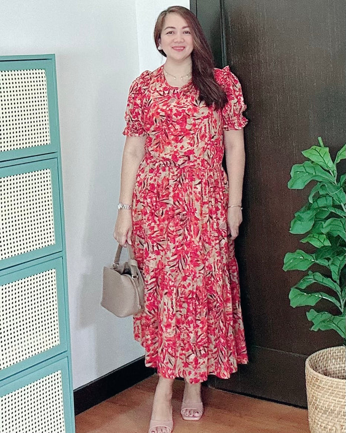 *Martha Maxi Printed Dress 0064