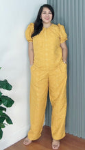 Load image into Gallery viewer, Chelsea Eyelet Mustard Coordinates 0019