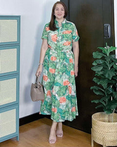 *Selena Maxi Printed Dress 0018