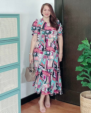 *Martha Maxi Printed Dress 0063