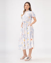 Load image into Gallery viewer, Sale! Bianca Printed Midi Dress 0222