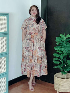 *Selena Maxi Printed Dress 0032
