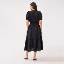 Load image into Gallery viewer, Sigrid Maxi Plain Black  Dress 0048