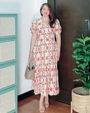 *Ariana Printed Maxi Dress 0092