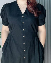 Load image into Gallery viewer, *Irish Maxi Plain Black Dress 0005