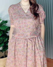 Load image into Gallery viewer, *Andi Drawstring Printed Dress 0041