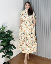 Load image into Gallery viewer, Sale! Selena Printed Maxi Dress 0042