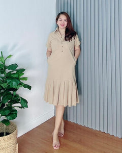 *Harper Plain Light Mocha Dress 0014