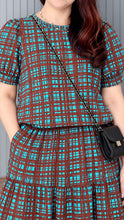 Load image into Gallery viewer, Lana Checkered Top and Skirt 0051