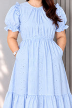 Load image into Gallery viewer, *Martha Maxi Eyelet Dress 0083
