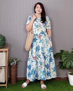 Atasha Printed Maxi  Dress  0029