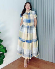 Load image into Gallery viewer, *Bianca Maxi Checkered Dress 0317