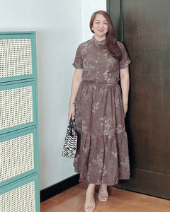 *Selena Maxi Printed Dress 0025