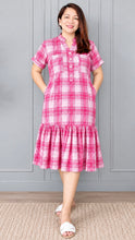 Load image into Gallery viewer, *Hailey Checkered Dress 0109