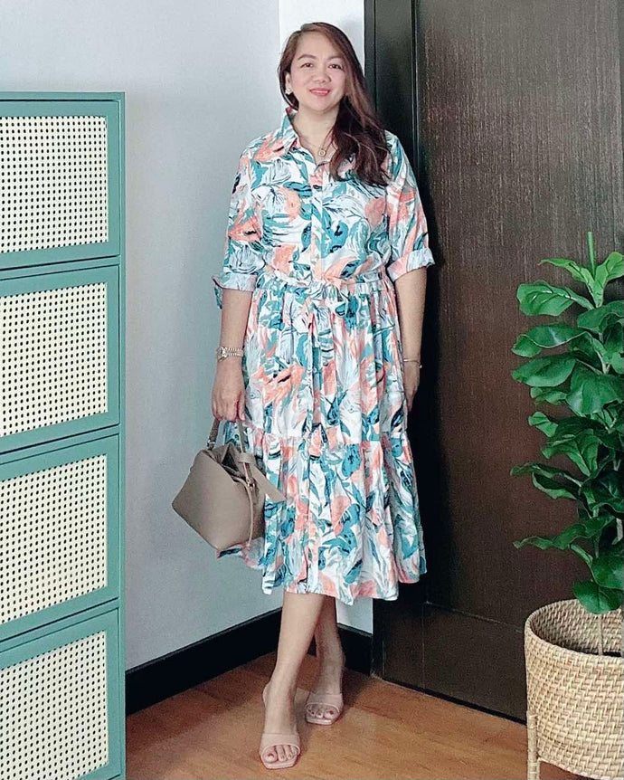 *Lucy Printed Dress 0035