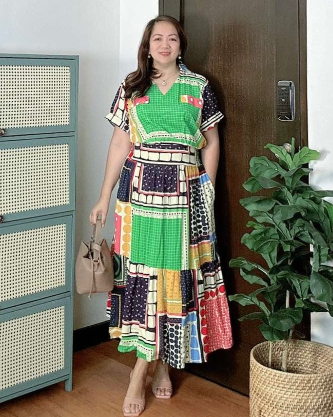 *Sam Maxi Printed Dress 0010