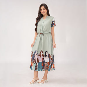 Sale! Donna Senefa Printed Dress 0320