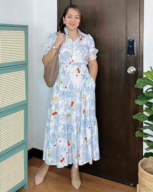 Diana Maxi Printed Dress 0068