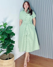 Load image into Gallery viewer, *Julia Maxi Eyelet Embroidered Dress 0018