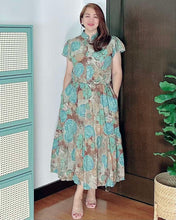 Load image into Gallery viewer, *Bela Maxi Printed Dress 0124