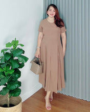 Load image into Gallery viewer, Demi Maxi Plain Soft Linen Dress 0007