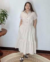 Load image into Gallery viewer, Lysa Premium Linen Maxi Cream (KATSYA)  Dress 0004