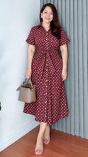 Load image into Gallery viewer, Cleo Polka Premium Cotton Dress 0002