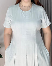Load image into Gallery viewer, Belle Plain Soft Linen Dress 0005