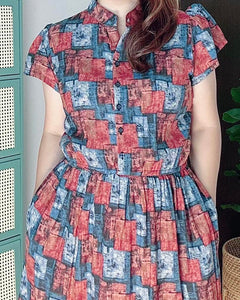 *Bela Maxi Printed Dress 0125