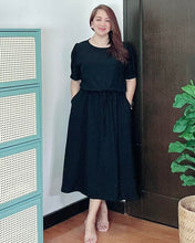 Load image into Gallery viewer, *Alexa Plain Black Dress 0006