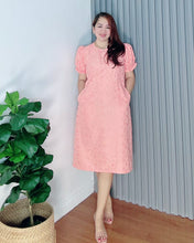 Load image into Gallery viewer, Scarlet Peach  Eyelet Dress 0022