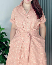 Load image into Gallery viewer, *Julia Maxi Eyelet Embroidered Dress 0058