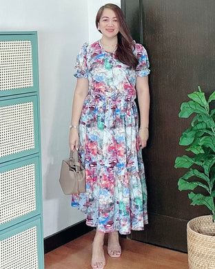 *Martha Maxi Printed Dress 0061